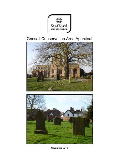 Gnosall Conservation Area Appraisal