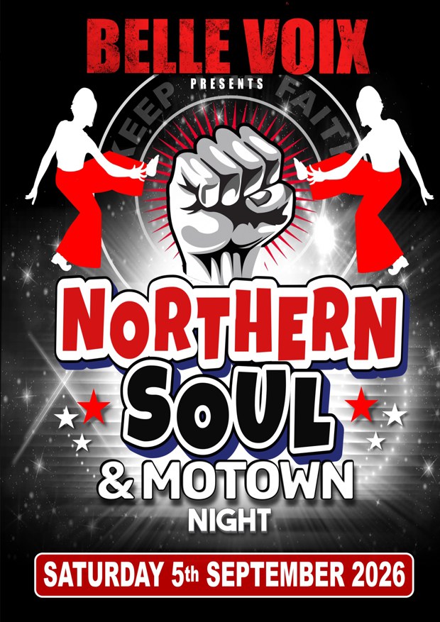 A Night of Northern Soul and Motown with Belle Voix