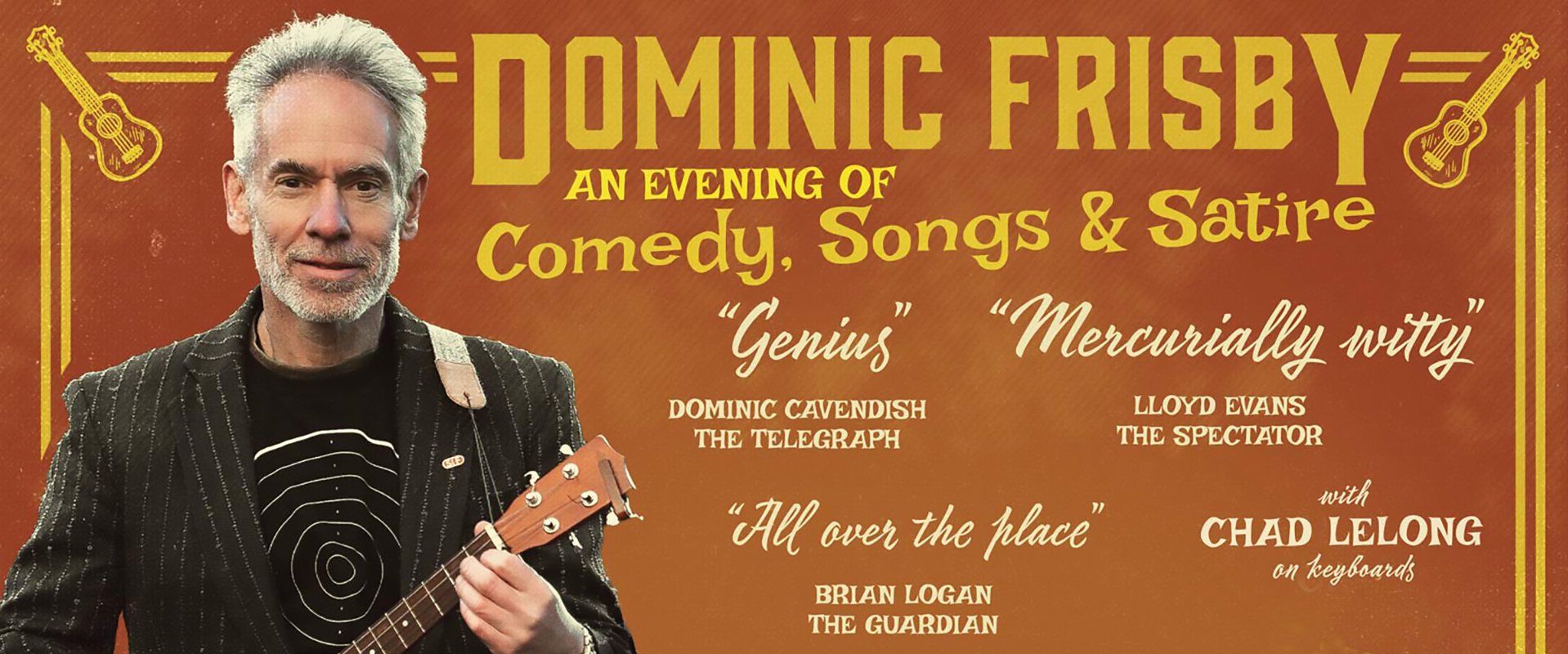Dominic Frisby: An Evening of Comedy, Songs and Satire