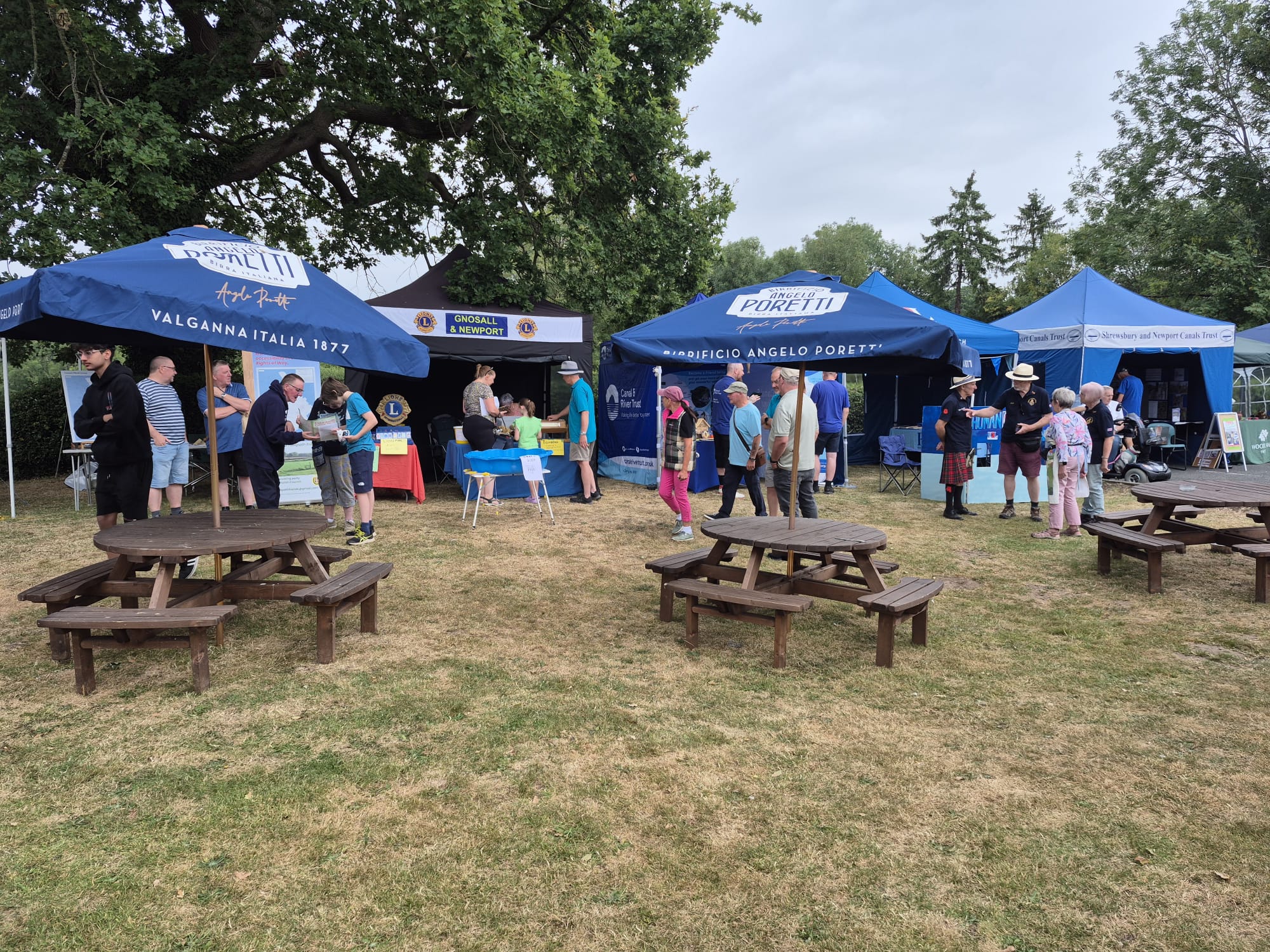 Festival garden hosted food, drinks, music and local organisations