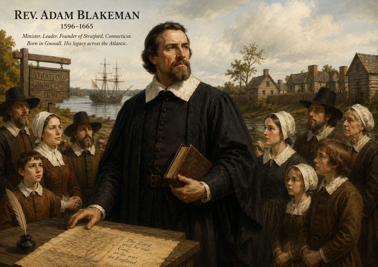 The Gnosall man who became part of American history